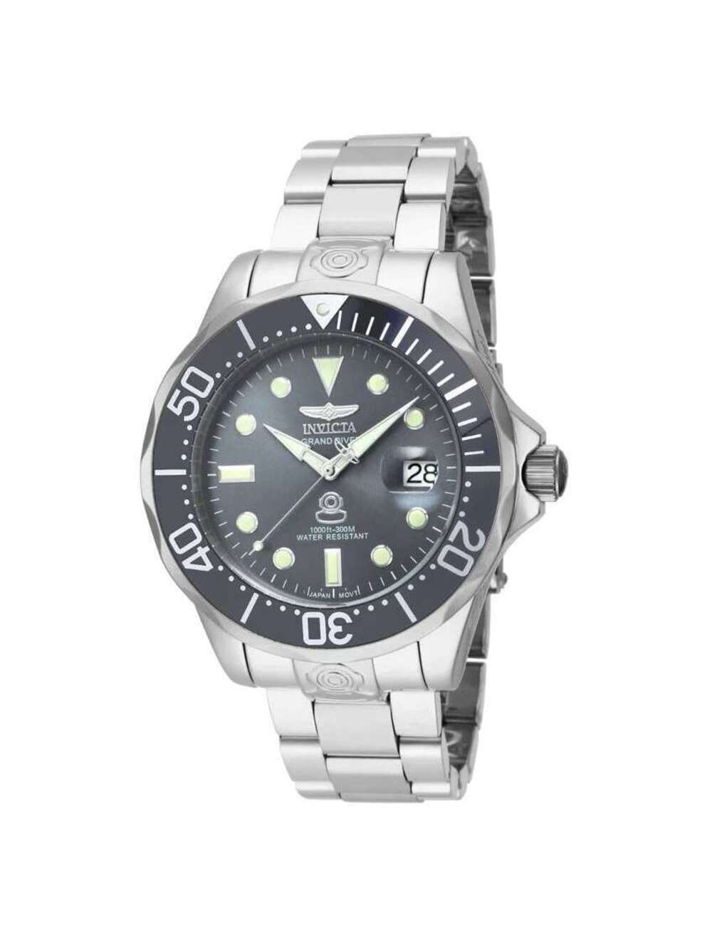 Invicta Grand Diver Deep Garrison Automatic Men's Watch - 47mm. Steel (16037)